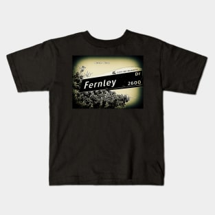Fernley Drive, Duarte, California by Mistah Wilson Kids T-Shirt